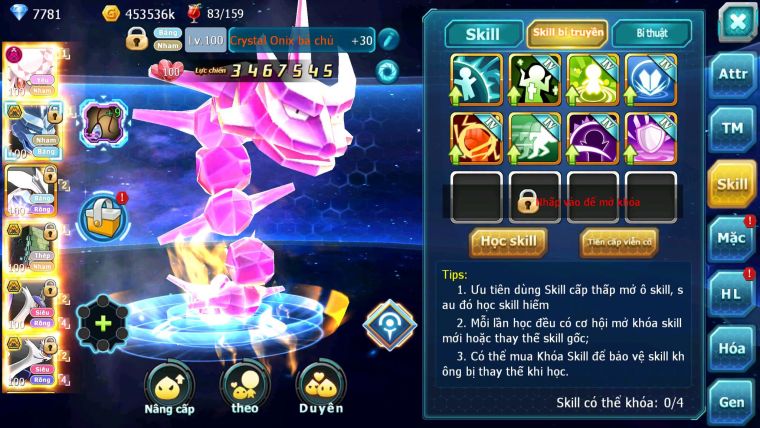 Mã : #TTS6285 - S1739 - V12 - Diancie dyanamx Rắn Băng Bc Sakataka bc Kyurem Cặp lati bc