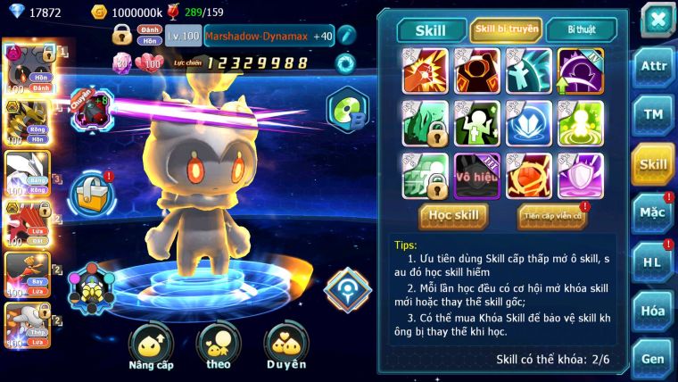 Mã : #TTS6284 - S1090 - V5 - 17K8 KC - Mashadow Dyanamx Giratina bá chủ Kyurem Unvoa nhiều pet ht