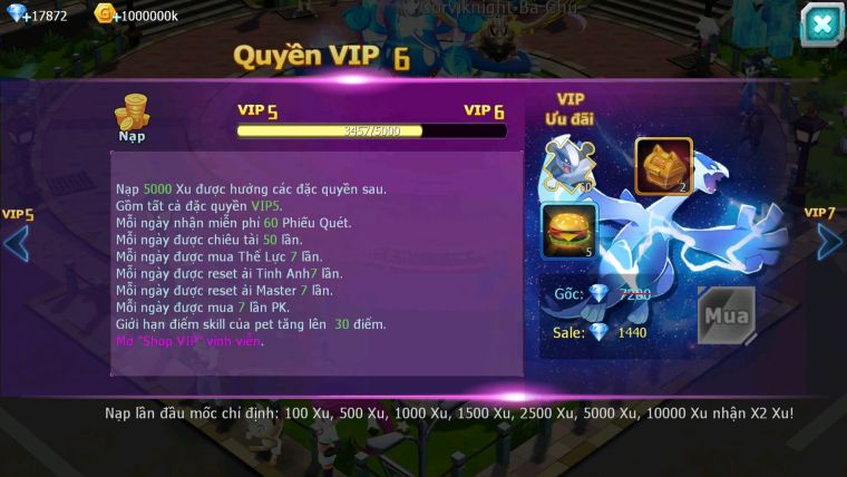 Mã : #TTS6284 - S1090 - V5 - 17K8 KC - Mashadow Dyanamx Giratina bá chủ Kyurem Unvoa nhiều pet ht