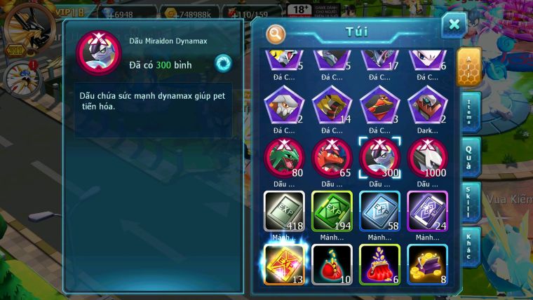Mã : #TTS6289 - S1737 - V18 - Top2 ALL - 2K Sách Miraidon Cộng Hưởng & Koraidon cộng hưởng  dyanamx Archaludon Cộng Hưởng Dynamax Team Cẩu Dyanamx Chim sắt dynamax