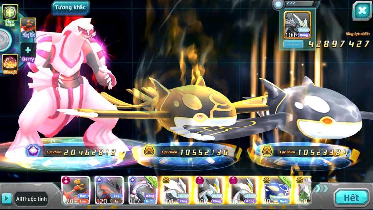 Mã : #TTS6296 - S1253 - Top5- V14 - Ho-oh Cộng Hưởng Dynamax LC Khủng Yvetal & Palkia cộng hưởng Kyurem Unvoa Bá Chủ ( Nạp 10tr ) - WB Dynamax