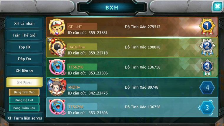 Mã : #TTS6296 - S1253 - Top5- V14 - Ho-oh Cộng Hưởng Dynamax LC Khủng Yvetal & Palkia cộng hưởng Kyurem Unvoa Bá Chủ ( Nạp 10tr ) - WB Dynamax