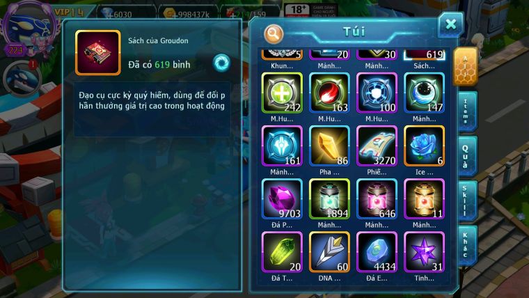 Mã : #TTS6303 - S1455 - V14 - 600 Sách Vua Khiên Bá Chủ Ho-oh bc qvld bc Cặp lati bc QVBV bc