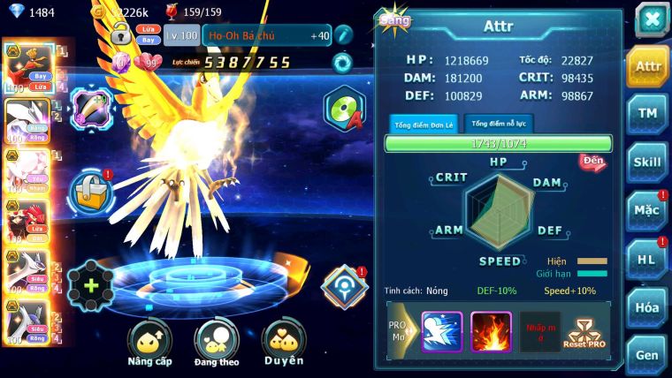 Mã : #TTS6310 - S1449 - V5 - Ho-oh Bá Chủ Kyurem Unvoa Diancie Bc Groudon bc cặp lati bc