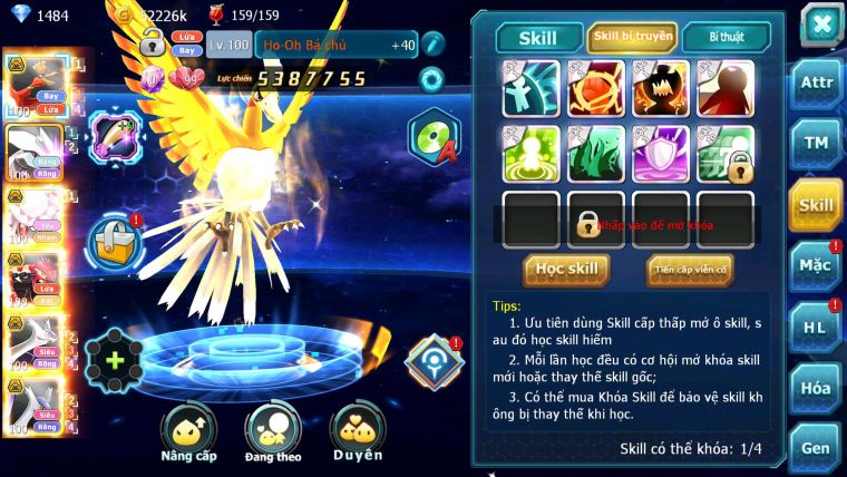 Mã : #TTS6310 - S1449 - V5 - Ho-oh Bá Chủ Kyurem Unvoa Diancie Bc Groudon bc cặp lati bc