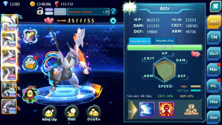 Mã : #TTS6308 - S1829 - V8 - 13K KC - 1K3 Sách Kyurem Unvoa White bá chủ cặp lati bc quá êm
