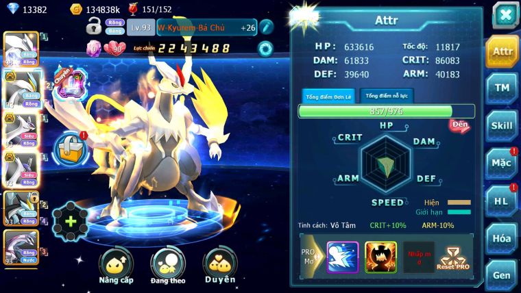 Mã : #TTS6308 - S1829 - V8 - 13K KC - 1K3 Sách Kyurem Unvoa White bá chủ cặp lati bc quá êm