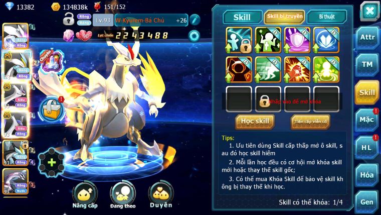 Mã : #TTS6308 - S1829 - V8 - 13K KC - 1K3 Sách Kyurem Unvoa White bá chủ cặp lati bc quá êm