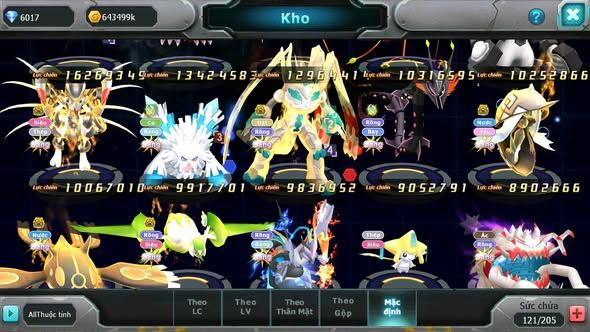 Mã : #TTS6312 - S944 - Top6 - V16 - Kiếm Khiên Bá Chủ Sáng Thế Bá Chủ Ho-oh WB Cộng hưởng dyanamx