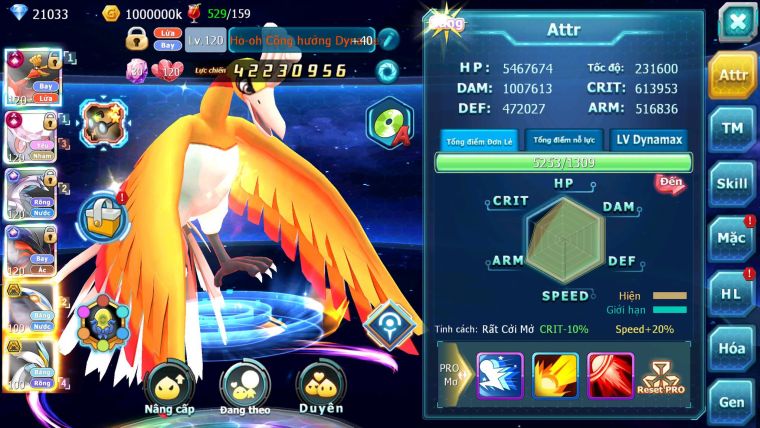 Mã : #TTS6502 - S905 - V13 - BXH: 5 All - 21K Kc Ho-oh & Diancie CHD , Yvetal & Palkia CH Form 3 Team Hot Meta
