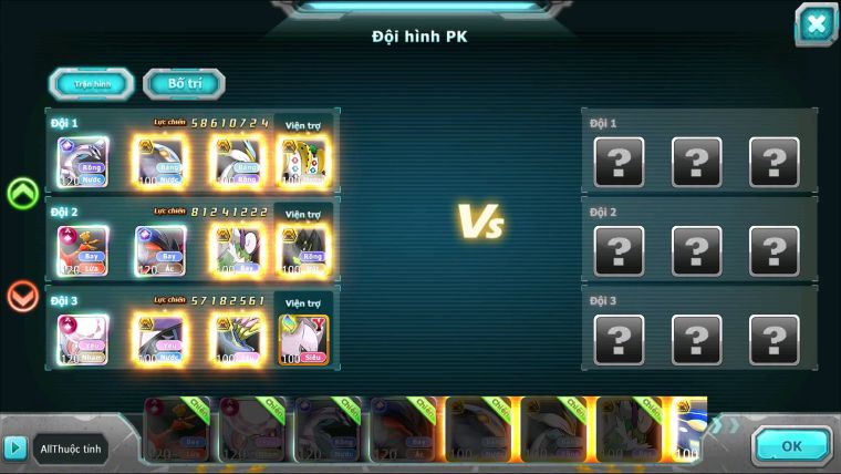 Mã : #TTS6502 - S905 - V13 - BXH: 5 All - 21K Kc Ho-oh & Diancie CHD , Yvetal & Palkia CH Form 3 Team Hot Meta
