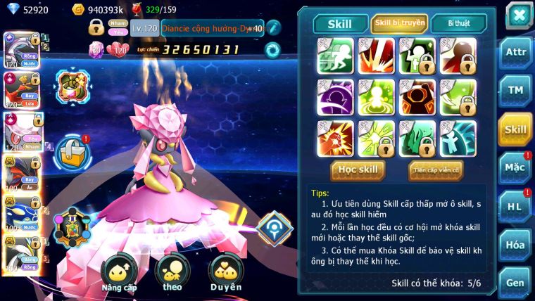 Mã : #TTS6501 - S1046 - V15 - BXH : 1 All Palkia CH - Diancie & Ho-oh CHD Yvetal Kyogre WB BC Đua Cực Ngon