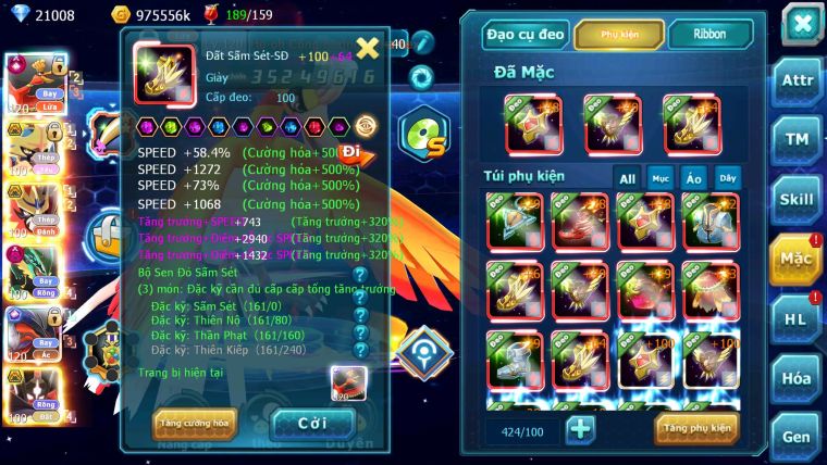 Mã : #TTS6503 - S1322 - V15 - BXH : 23 - 1K2 Sách - 21K KC - Ho-oh CHD Yvetal CH Kiếm &Khiên Bá Chủ Ray Dymax Zflare BC