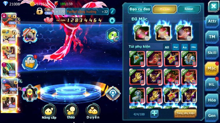 Mã : #TTS6503 - S1322 - V15 - BXH : 23 - 1K2 Sách - 21K KC - Ho-oh CHD Yvetal CH Kiếm &Khiên Bá Chủ Ray Dymax Zflare BC