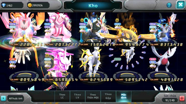 Mã : #TTS6504 - S1347 - V14 - BXH : 21 - White & Palkia CH Black BC Kyogre Rắn Băng BC - Unvoa