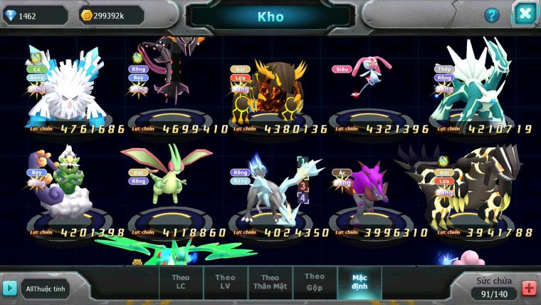 Mã : #TTS6504 - S1347 - V14 - BXH : 21 - White & Palkia CH Black BC Kyogre Rắn Băng BC - Unvoa