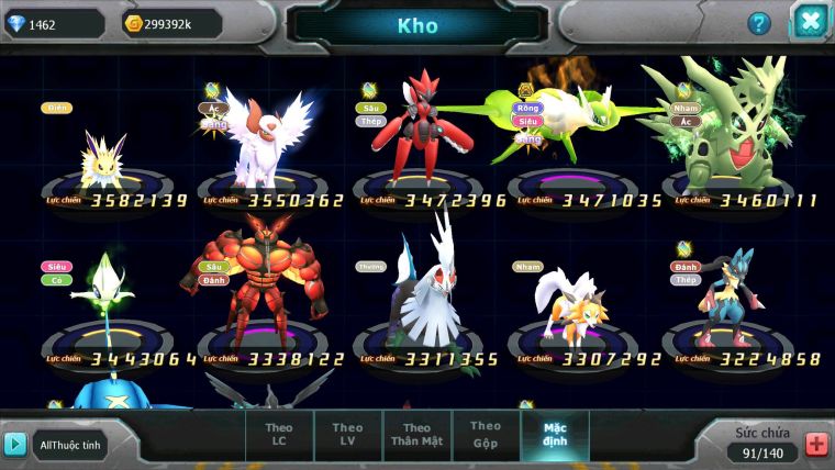 Mã : #TTS6504 - S1347 - V14 - BXH : 21 - White & Palkia CH Black BC Kyogre Rắn Băng BC - Unvoa