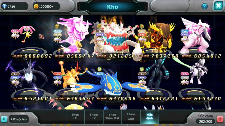 Mã : #TTS6505 - S1165 - V15 - BXH : 8 - 2K5 Sách WB& Ho-oh CHD Ray Bá Chủ Drak ho-oh Bc Nhiều Pet HT BC