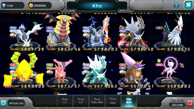 Mã : #TTS6505 - S1165 - V15 - BXH : 8 - 2K5 Sách WB& Ho-oh CHD Ray Bá Chủ Drak ho-oh Bc Nhiều Pet HT BC