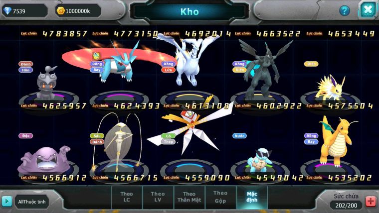 Mã : #TTS6505 - S1165 - V15 - BXH : 8 - 2K5 Sách WB& Ho-oh CHD Ray Bá Chủ Drak ho-oh Bc Nhiều Pet HT BC