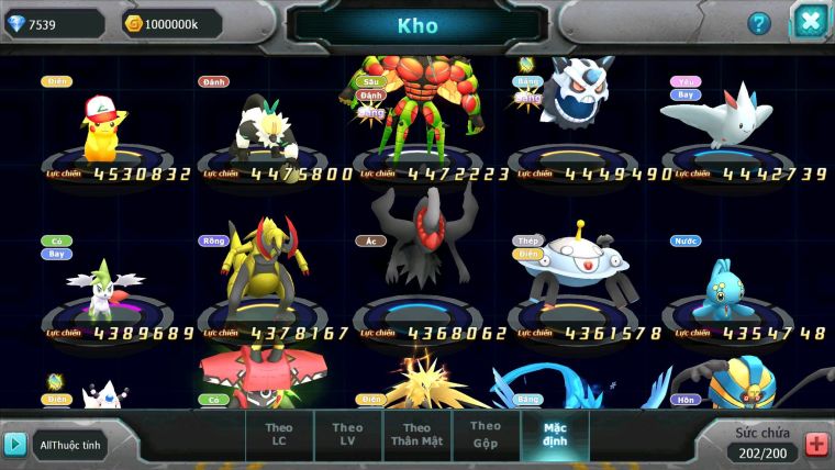 Mã : #TTS6505 - S1165 - V15 - BXH : 8 - 2K5 Sách WB& Ho-oh CHD Ray Bá Chủ Drak ho-oh Bc Nhiều Pet HT BC