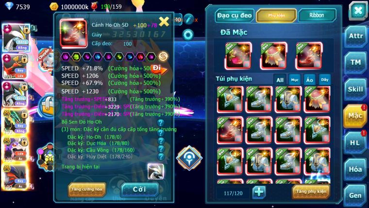 Mã : #TTS6505 - S1165 - V15 - BXH : 8 - 2K5 Sách WB& Ho-oh CHD Ray Bá Chủ Drak ho-oh Bc Nhiều Pet HT BC