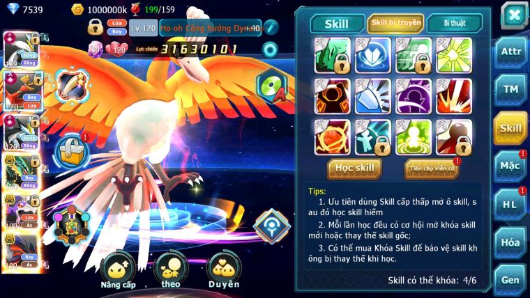 Mã : #TTS6505 - S1165 - V15 - BXH : 8 - 2K5 Sách WB& Ho-oh CHD Ray Bá Chủ Drak ho-oh Bc Nhiều Pet HT BC
