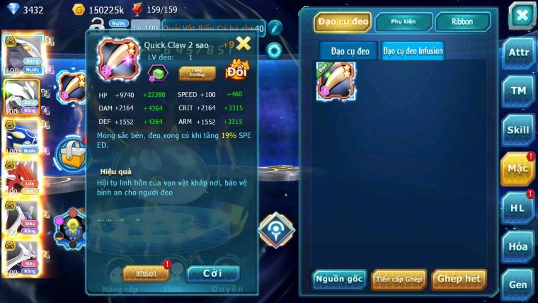 Mã : #TTS6508 - S1810 - V11 - Cặp Cá Bá Chủ Kyurem Unvoa Cặp Lati Bá Chủ QVLD BC