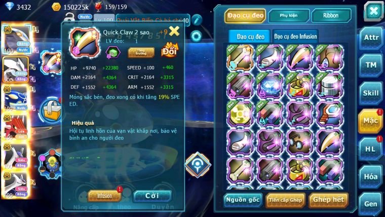 Mã : #TTS6508 - S1810 - V11 - Cặp Cá Bá Chủ Kyurem Unvoa Cặp Lati Bá Chủ QVLD BC