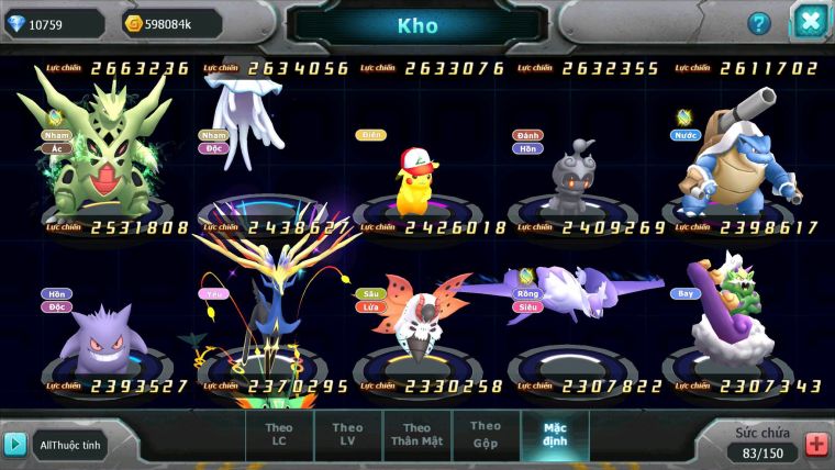 Mã : #TTS6510 - S1734 - V16 - BXH : 5PK -  Miraidon & Koraidon & Kiếm & Khiên & Zflare Pet Bá Chủ Hot Meta Arc Thép CHD