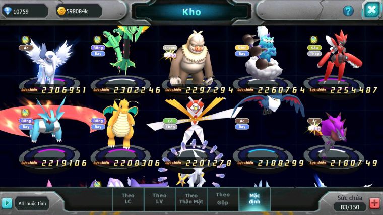 Mã : #TTS6510 - S1734 - V16 - BXH : 5PK -  Miraidon & Koraidon & Kiếm & Khiên & Zflare Pet Bá Chủ Hot Meta Arc Thép CHD
