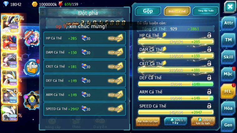Mã : #TTS6509 - S1669 - BXH : 16 - V15 Miraidon & Koraidon Bá Chủ Palkia BC Cặp Cá Kyurem Wb