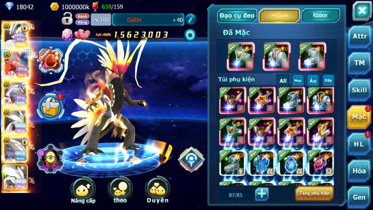 Mã : #TTS6509 - S1669 - BXH : 16 - V15 Miraidon & Koraidon Bá Chủ Palkia BC Cặp Cá Kyurem Wb