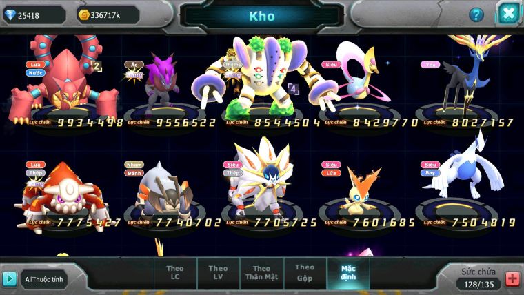 Mã : #TTS6511 - S1069 - V14 - BXH : 4 25K Kc - Ho-oh & Diancie CHD Yvetal Ch Kyurem Unvoa WB Bc Qá ngon
