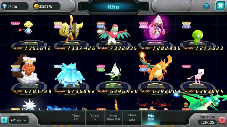 Mã : #TTS6511 - S1069 - V14 - BXH : 4 25K Kc - Ho-oh & Diancie CHD Yvetal Ch Kyurem Unvoa WB Bc Qá ngon