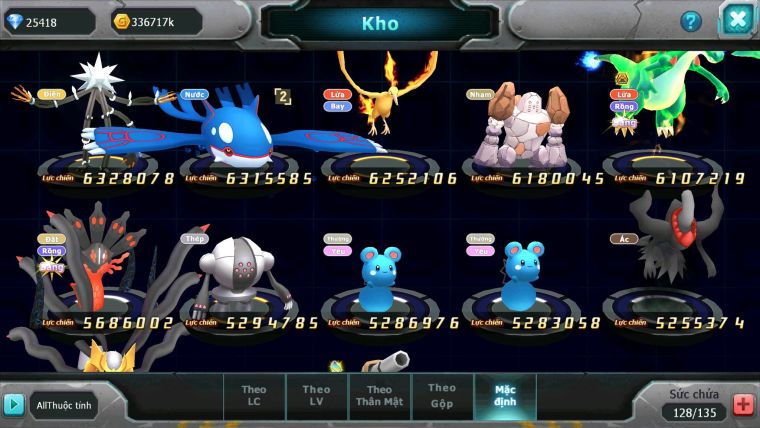 Mã : #TTS6511 - S1069 - V14 - BXH : 4 25K Kc - Ho-oh & Diancie CHD Yvetal Ch Kyurem Unvoa WB Bc Qá ngon