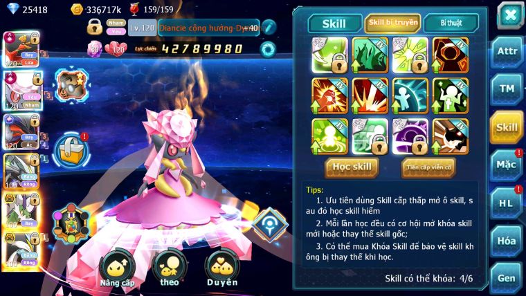 Mã : #TTS6511 - S1069 - V14 - BXH : 4 25K Kc - Ho-oh & Diancie CHD Yvetal Ch Kyurem Unvoa WB Bc Qá ngon