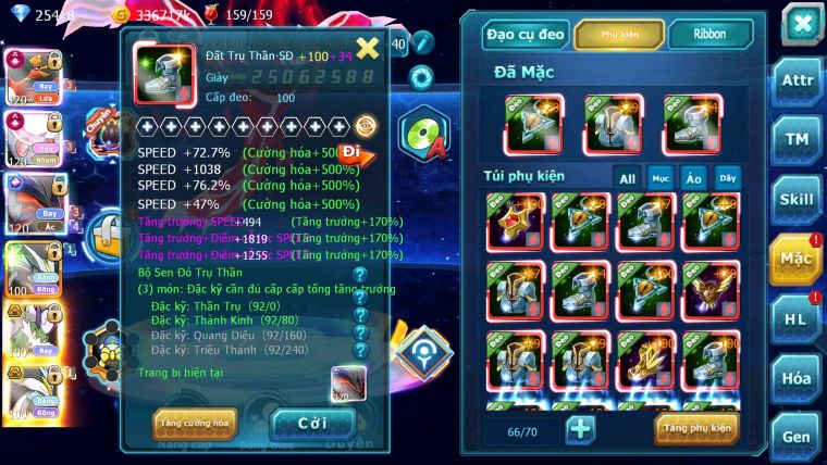 Mã : #TTS6511 - S1069 - V14 - BXH : 4 25K Kc - Ho-oh & Diancie CHD Yvetal Ch Kyurem Unvoa WB Bc Qá ngon