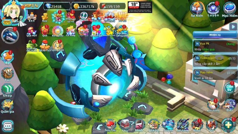 Mã : #TTS6511 - S1069 - V14 - BXH : 4 25K Kc - Ho-oh & Diancie CHD Yvetal Ch Kyurem Unvoa WB Bc Qá ngon