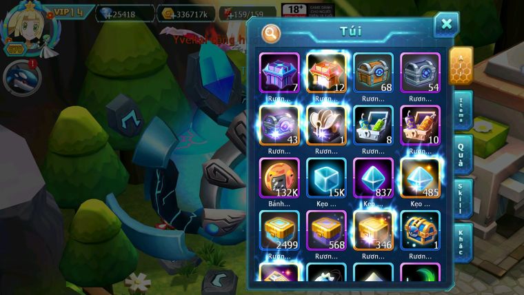 Mã : #TTS6511 - S1069 - V14 - BXH : 4 25K Kc - Ho-oh & Diancie CHD Yvetal Ch Kyurem Unvoa WB Bc Qá ngon