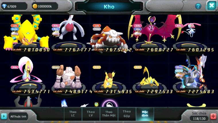 Mã : #TTS6518 - S1115 - V14 - BXH : 8 - 2K1 Sách Diancie & Ho-oh CHD Yvetal CH Nhiều Pet BC
