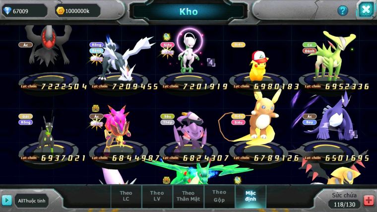 Mã : #TTS6518 - S1115 - V14 - BXH : 8 - 2K1 Sách Diancie & Ho-oh CHD Yvetal CH Nhiều Pet BC