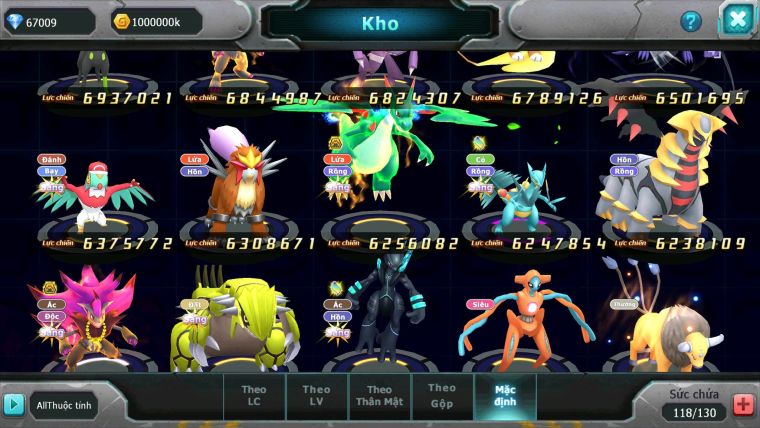 Mã : #TTS6518 - S1115 - V14 - BXH : 8 - 2K1 Sách Diancie & Ho-oh CHD Yvetal CH Nhiều Pet BC