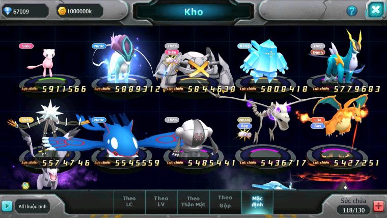 Mã : #TTS6518 - S1115 - V14 - BXH : 8 - 2K1 Sách Diancie & Ho-oh CHD Yvetal CH Nhiều Pet BC