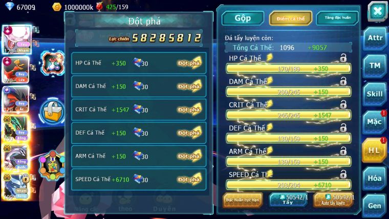 Mã : #TTS6518 - S1115 - V14 - BXH : 8 - 2K1 Sách Diancie & Ho-oh CHD Yvetal CH Nhiều Pet BC