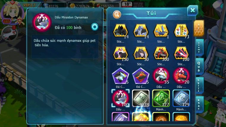 Mã : #TTS6517 - S1755 - BXH : 13 - V17 7K1 Sách Miraidon Bc & Koraidon Dynamax White CHD Black D Vua Khiên Bc Ho-oh D Nhiều Pet HT
