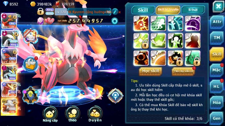 Mã : #TTS6516 - S1339 - V15 - BXH : 6 All - Ho-oh & White CHD Yvetal & Sư Tử CH Nhiều Pet BC