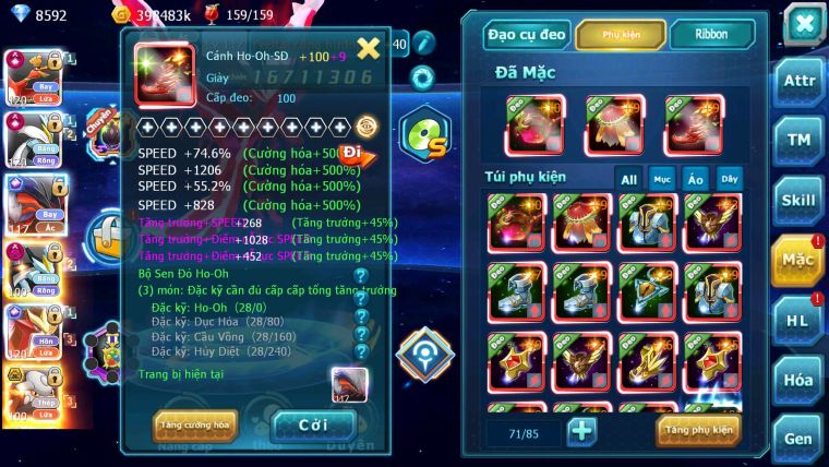 Mã : #TTS6516 - S1339 - V15 - BXH : 6 All - Ho-oh & White CHD Yvetal & Sư Tử CH Nhiều Pet BC