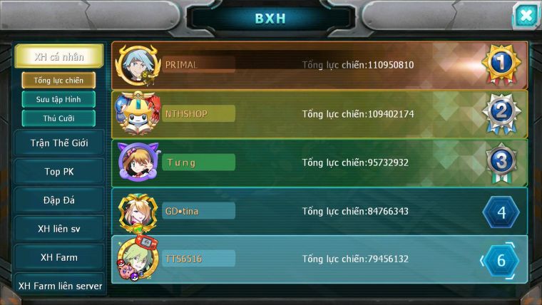 Mã : #TTS6516 - S1339 - V15 - BXH : 6 All - Ho-oh & White CHD Yvetal & Sư Tử CH Nhiều Pet BC