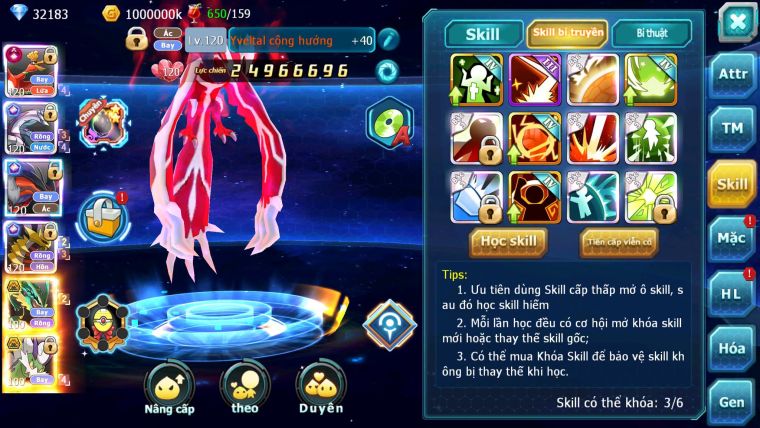 Mã : #TTS6515 - S38 - V9 - BXH :8 - Ho-oh CHD Palkia & Yvetal & Giratina CH Ray Thần Gio Rắn Băng Nhiều Pet HT BC